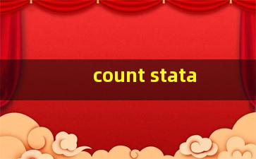 count stata